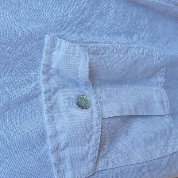 Ruby Rd. White Button Down Blouse Size 18 - Picture 4 of 10